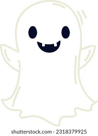 Halloween cute spooky ghost clipart