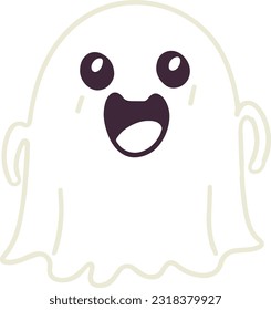 Halloween cute spooky ghost clipart