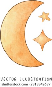 halloween linda imagen vectorial del cielo estrellado