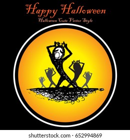 halloween cute vector