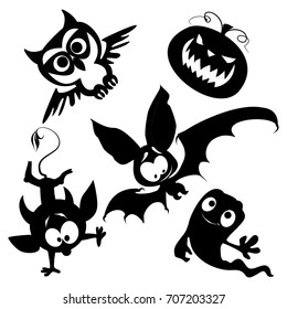 Halloween cute vector illustration