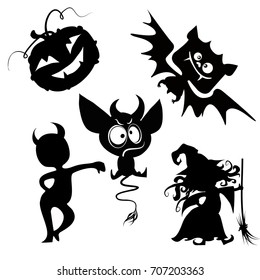 Halloween cute vector illustration