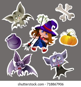 Halloween cute vector illustration