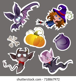 Halloween cute vector illustration