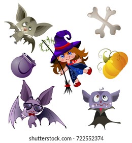 Halloween cute vector illustration