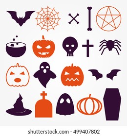 Halloween Cute Vector Shapes