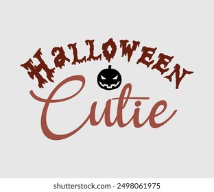 Halloween Cutie, Halloween, Ghost, Spooky Season, witch, Halloween Funny, t shirt