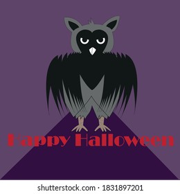 Halloween day celebration with owls