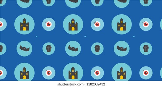 Halloween day cute vector background. 