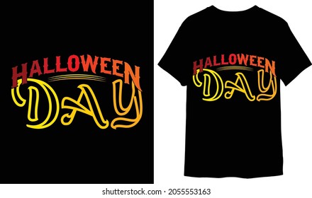 Halloween day eycatching unique typography custom t-shirt design typography, vector illustration, swatches color.