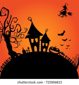 Halloween Day. Halloween festival vector background.