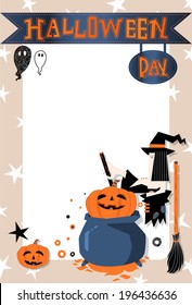 Halloween day frame A