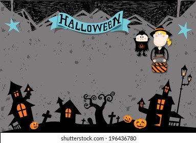Halloween day frame C