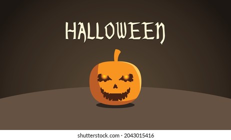 Halloween Day Greetings on Black Background, 