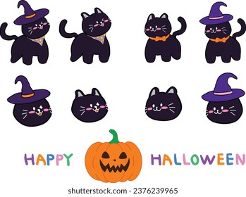 Halloween Day Illustrated Design Collection