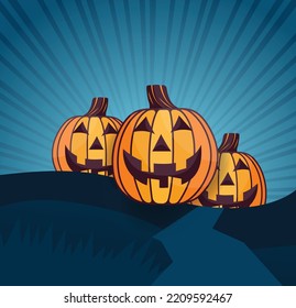 Halloween Day Illustration Vector Design. Premium Hi-Quality Creative Vector Design And 3D Style Minimal Design. 
