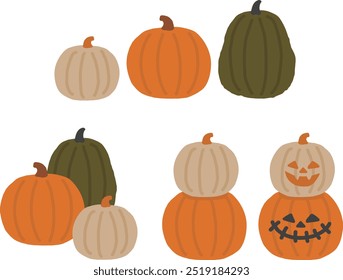 halloween day jack o lanterns pumkins decoration