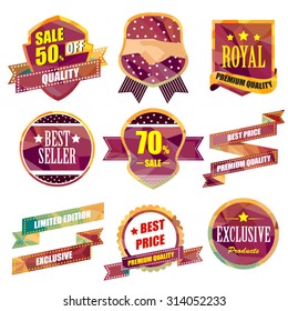 Halloween Day labels badge and stickers for sale