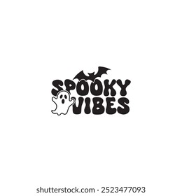 Halloween Day Retro Groovy T-Shirt Design