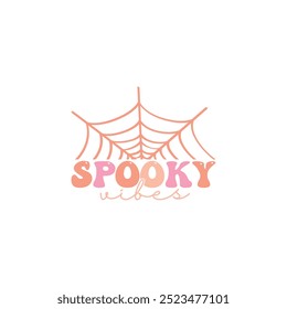 Halloween Day Retro Groovy T-Shirt Design