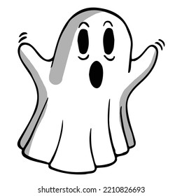 Halloween Day Theme Colored Drawing