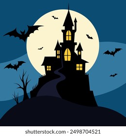Halloween Day Vector Art Illustration Design