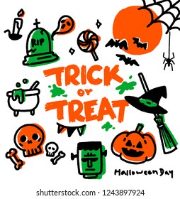 Halloween day vector illustrations