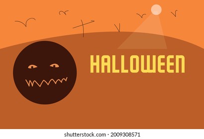 Halloween day vector template design