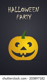 Halloween day Vector Templates. Perfect for invitations or announcements.