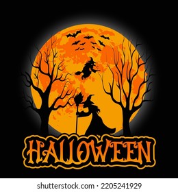 Halloween Day vector t-shirt design that are perfect for coffee mug, poster, pillow cover, Canvas design.