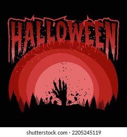 Halloween Day vector t-shirt design that are perfect for coffee mug, poster, pillow cover, Canvas design.