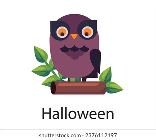 Decoración de Halloween elementos símbolo de miedo sobre fondo blanco 