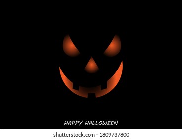 Halloween decoration for celebration on dark background. Holiday party invitation poster, greeting card, party invitation, Vector illustration. vector illustration.