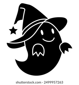 Halloween Decoration Clipart, Cute Ghost Silhouette graphics