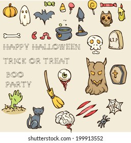 Halloween Decoration Elements