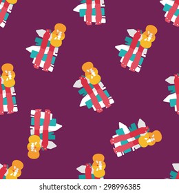 Halloween decoration flat icon,eps10 seamless pattern background