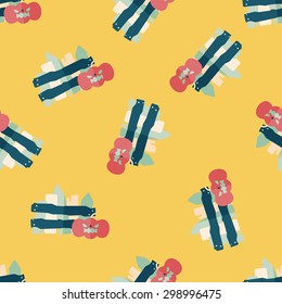 Halloween decoration flat icon,eps10 seamless pattern background