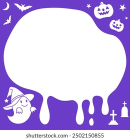 Halloween decoration frames, Halloween design templates