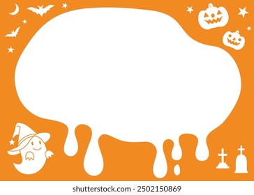 Halloween decoration frames, Halloween design templates