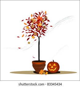 halloween decoration vector illustration