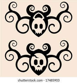 halloween decorative tattoo