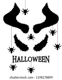 Halloween demon art.