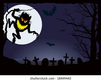 Halloween demonic nightmare