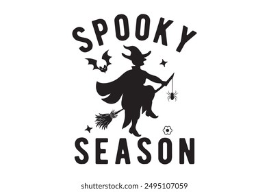 Paquete de diseño de Halloween, Halloween retro, Vector de Halloween feliz, calabaza, bruja, espeluznante, fantasma, divertida camiseta de Halloween citas Paquete, Cortar archivo Cricut, silueta