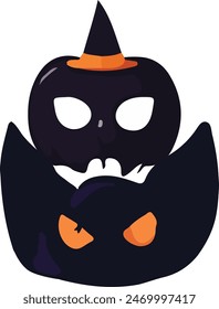 Halloween design in differeent size