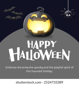 Halloween Design feed social media or poster design