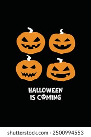 Halloween Design Illustration Vektor, Plakate Karten Design. Bearbeitbare Vektorgrafik-Vorlage bereit zum Drucken eps 10.