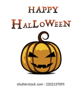 halloween design pattern of pumpkin orange haloween  and tree