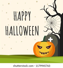 halloween design for posters, greeting cards