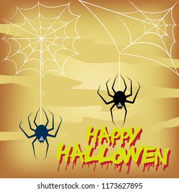 Halloween Design Set Flyer, Background design